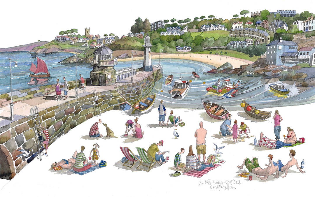 Discovering Cornwall Through the Watercolors of Liam O’Farrel
